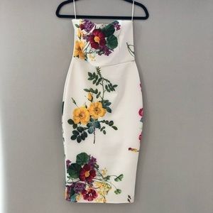 ASOS bodycon strapless dress